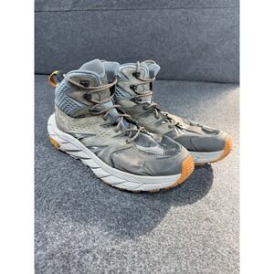 Hoka One One Anacapa Mid GTX Hiking Boots Mens 11D Gray Gore Tex Vibram